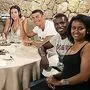 Ronaldo mit Freund Semedo und dessen Frau Soraia