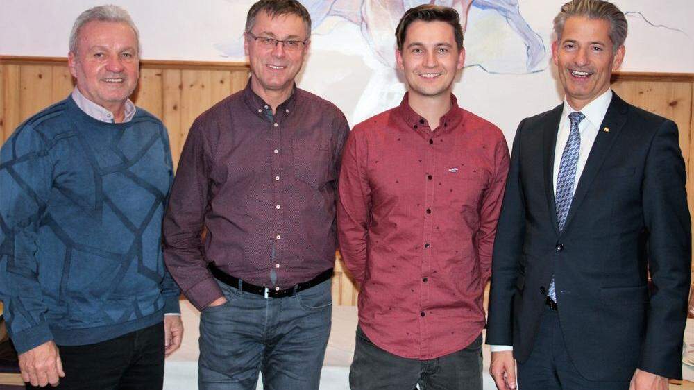 Weichen für die Zukunft gestellt: Egon Kleinlercher, Andreas Stotter, Stephan Hofmann, Hansjörg Mattersberger 
