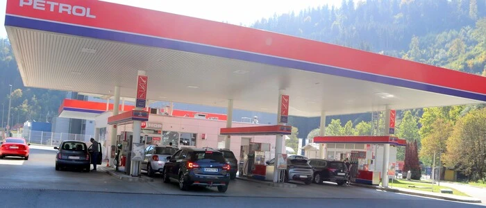 Tankstelle in Slowenien