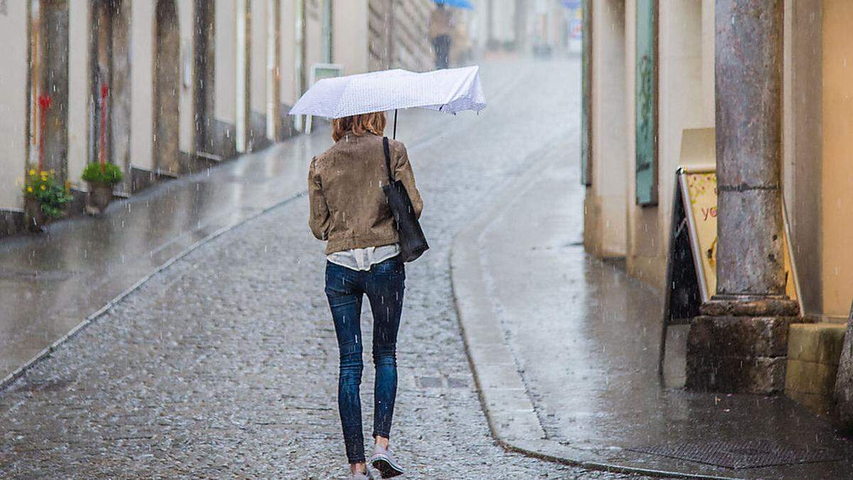 Am Freitag soll es kräftig regnen