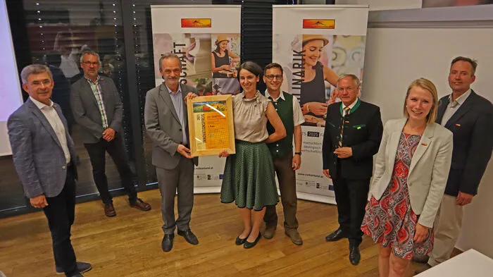 Die strahlende Siegerin Michaela Friedl aus St. Stefan im Rosental