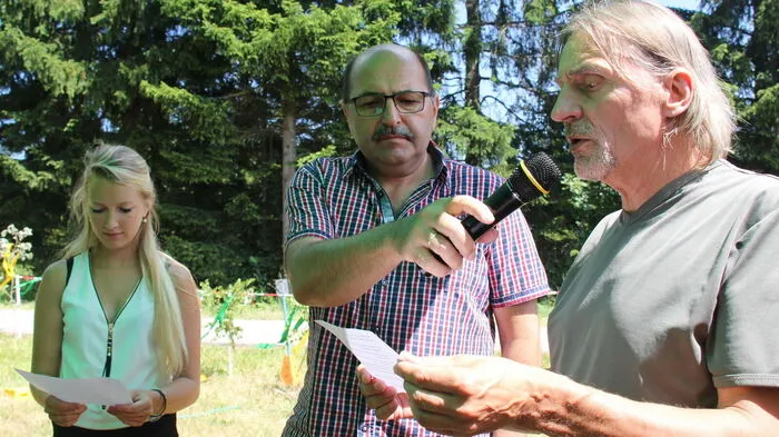 Zu Beginn gab es eine feierliche Festmesse mit Pfarrer Michael Golavčnik.