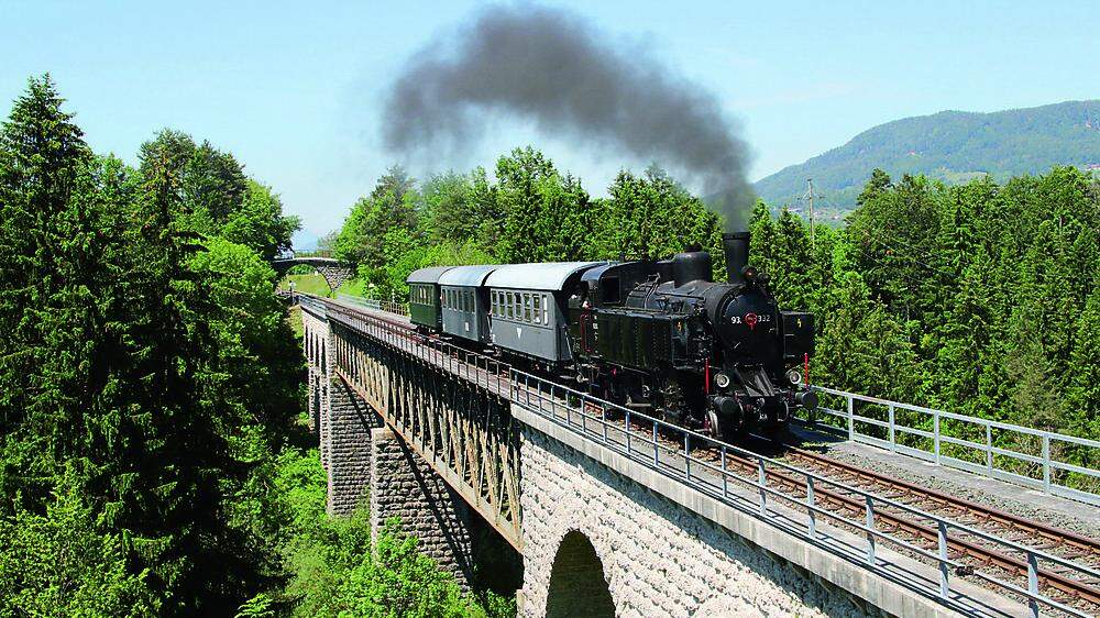 Die Nostalgiebahnen Kärnten wollen in Zukunft von Weizelsdorf bis Feistritz im Rosental fahren