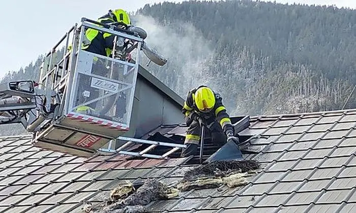 Auch die FF Kreuth stand im Einsatz