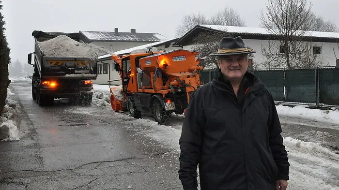 Wirtschaftshofleiter Raimund Olsacher: „Wir arbeiten in Schichten rund um die Uhr“