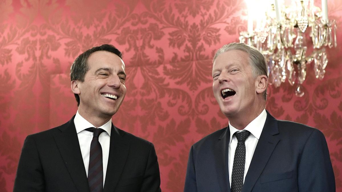 Die Zwei sind zurück: Reinhold Mitterlehner und Christian Kern