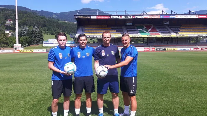 Von links: Florian Flecker, Dominik Frieser, Robert Ibertsberger, Bernd Gschweidl