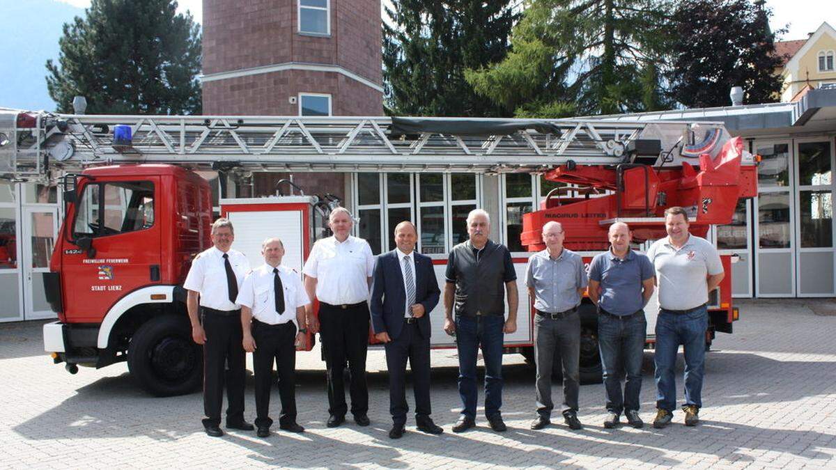 Herbert Oberhauser, Franz Brunner, Alfons Gruber, Josef Geisler, Kurt Steiner, Hans Stefan, Richard Stefan und Hans-Jürgen Saiger