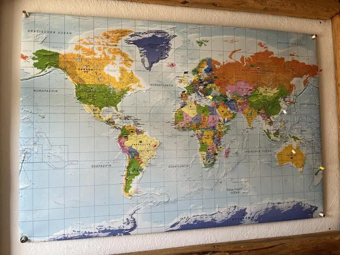 Aus allen Ländern, in denen eine Nadel steckt, kamen bereits Gäste