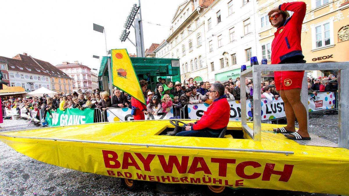 Welche Wagen beeindrucken heuer beim Kleine Zeitung Faschingsumzug am 13. Februar 2024