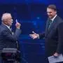 Lula und Bolsonaro bei der TV-Debatte