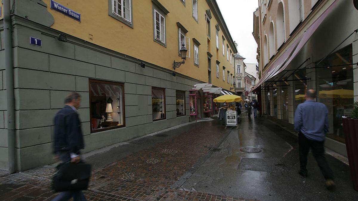 In der Wiener Gasse wurde der Mann überfallen