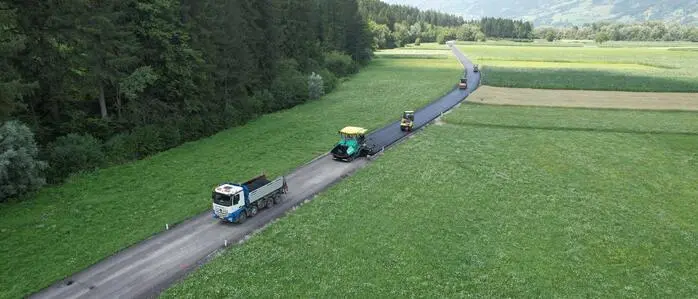 Bereits 2023 wurde ein Teil der L 318 Lavanter Straße saniert