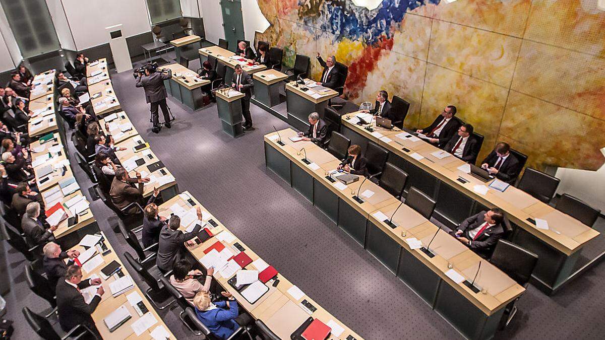 Im Landtag wird am heutige Donnerstag heftig debattiert