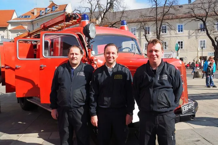 Auf dem Neuen Patz präsentierten sich die Feuerwehr, die Stadtwerke und die Müllentsorgung.