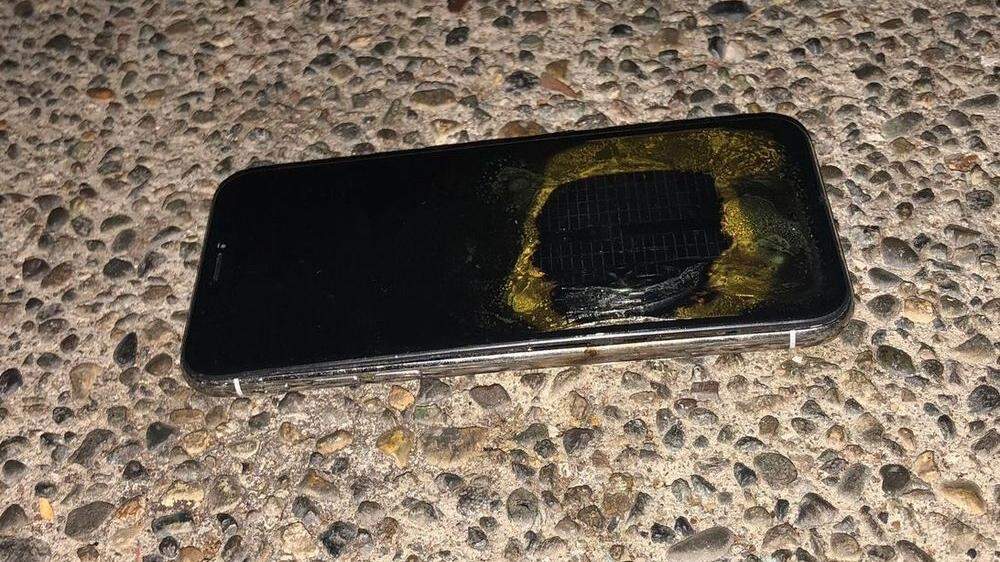 Das zerstörte iPhone X