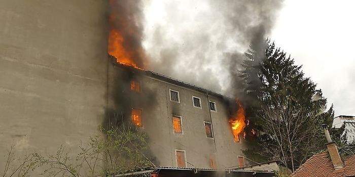 Im April brannte die Rösselmühle lichterloh