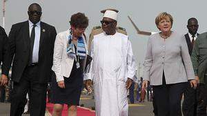 Ibrahim Boubacar Keita, Angela Merkel