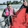 Flo Dungl und Markus Lahmer im Einsatz mit dem "Cage" - gelebte Inklusion im Sport 