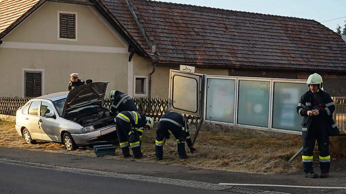 Die Feuerwehr Lebring-St. Margarethen rückte mit acht Mann aus 