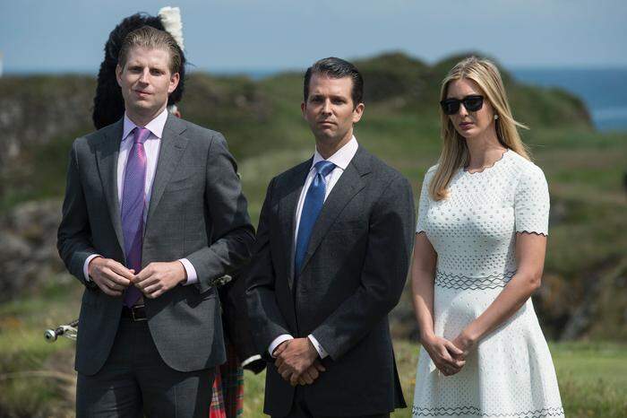 Eric, Donald Jr. und Ivanka Trump