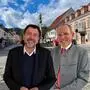 Das Bild zeigt den Hauptplatz von Deutschlandsberg mit Bürgermeister Josef Wallner und ÖVP-Spitze Gunther Riedlsperger | Bürgermeister Josef Wallner könnte für die SPÖ in Gunther Riedlsperger mit der ÖVP einen Partner für die Stadtführung gefunden haben