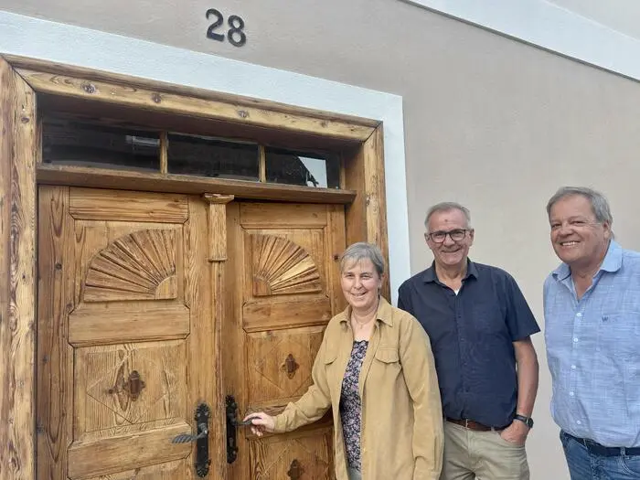 Christa Schillinger, Karl Nestelberger und Kurt Adlgasser sind Feuer und Flamme für die Riegersburg