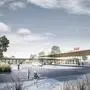 So wird der neue Bahnhof in St. Paul aussehen, der 2023 in Betrieb genommen wird. Wie der Bahnhof letztlich heißen wird, wird sich laut ÖBB erst entscheiden