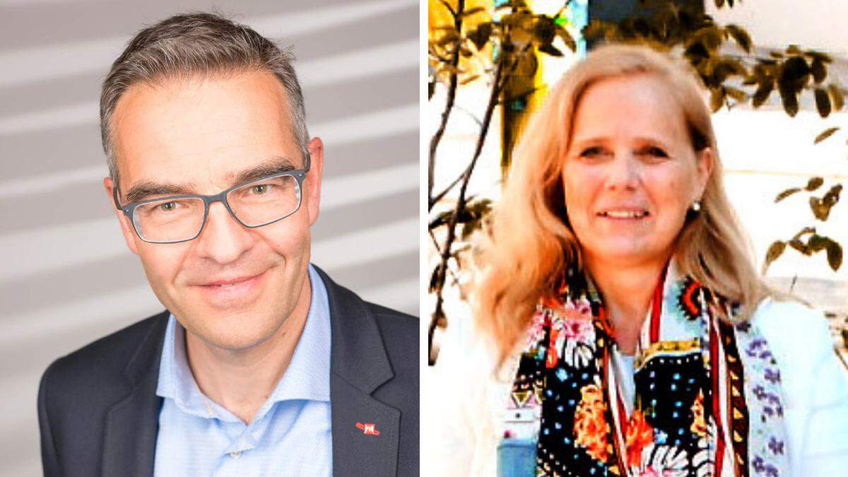 Stephan Engelhart (ÖVP) und Monika Langs (Team Krottendorf) werden die aktuelle Periode noch gemeinsam abarbeiten