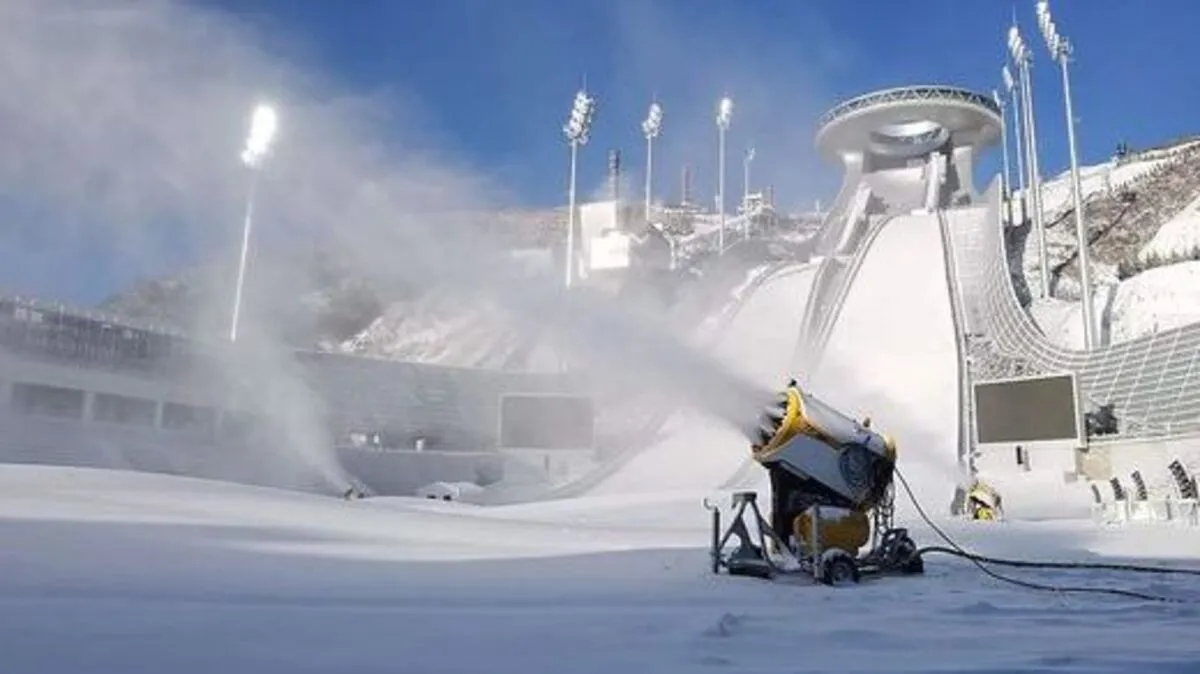 Der Schnee kommt in China vom Südtiroler Unternehmen Technoalpin