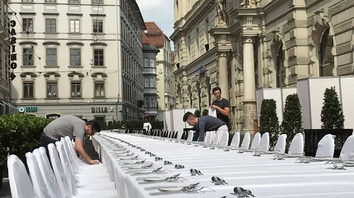 Ab 18 Uhr soll heute (24. August) bei der "Langen Nacht der Genusshauptstadt" am Grazer Hauptplatz und in der Schmiedgasse getafelt werden.