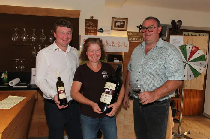 Matthias, Michaela und Franz Pock.