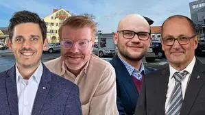 Dominik Modre, Harald Bergmann, Josef Meszlenyi und Wolfgang Knauseder sind die Spitzenkandidaten in Knittelfeld