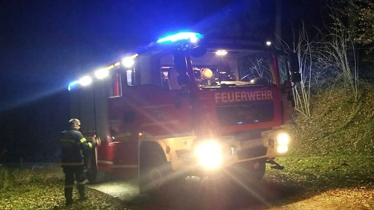 Die Einsatzkräfte waren bis nach Mitternacht auf der Suche nach der vermissten Frau