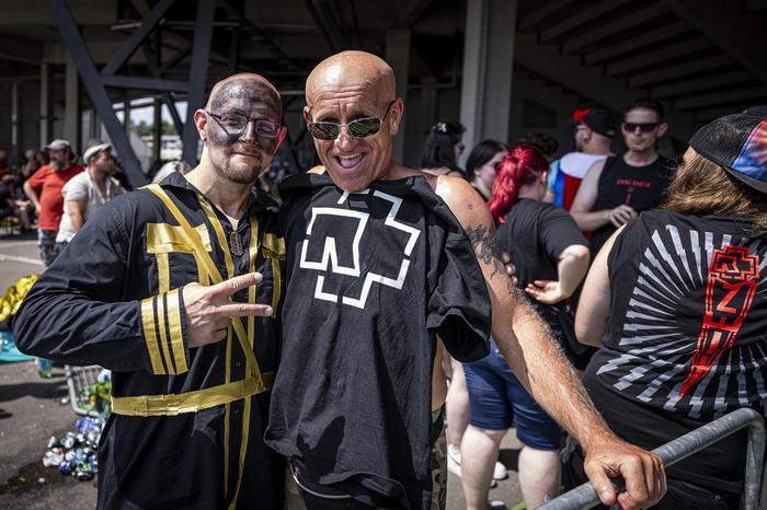 Rammstein-Fans in Klagenfurt