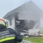 Der Brand der Gartenhütte konnte rasch gelöscht werden