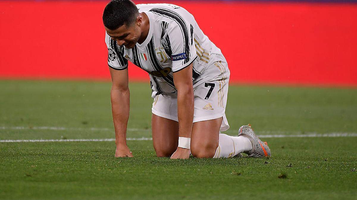 Ronaldo am Boden. Verlässt der Portugiese jetzt Juventus?