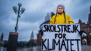 2018 streikte Greta Thunberg erstmals vor dem schwedischen Reichstag