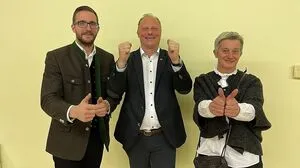 Dominik Wiltsche, Dieter Dohr und Brigitte Wiltsche