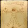 Der „Vitruviansche Mensch“, ein ikonisches Werk von Leonardo da Vinci 