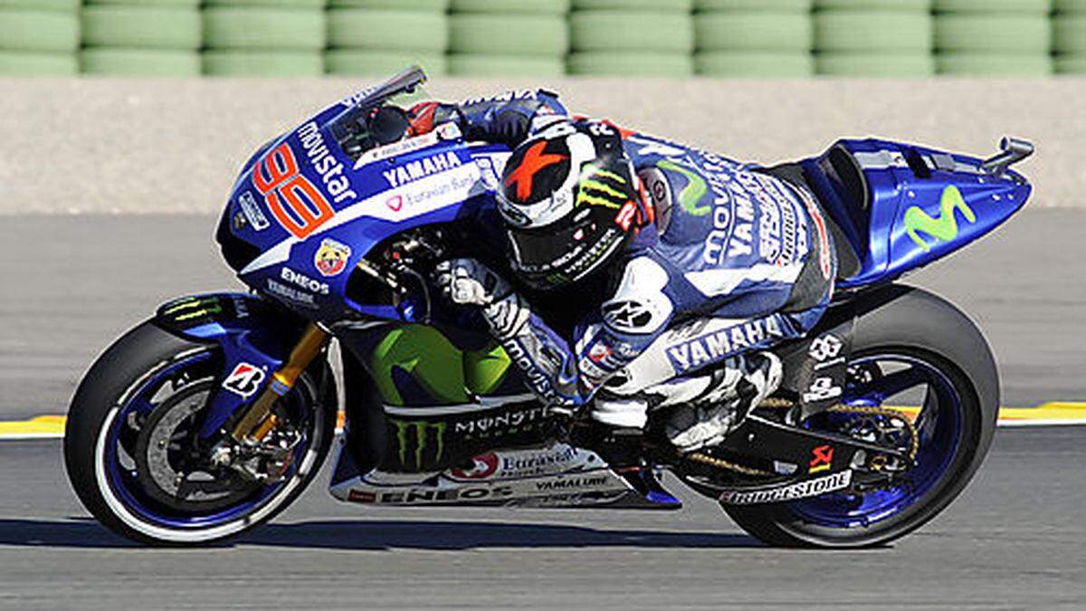 Jorge Lorenzo war im Qualifying von Valencia nicht zu schlagen