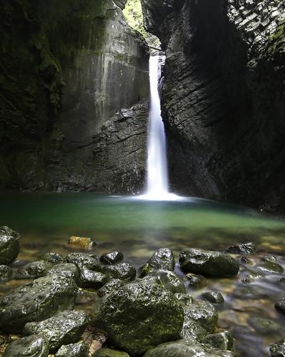 Der Veliki Kozjak gilt als schönster Wasserfall im Soča-Tal