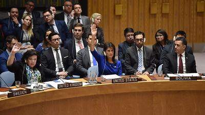 In einer Dringlichkeitssitzung des UN-Sicherheitsrates warnte US-Botschafterin Nikki Haley die Truppen von Machthaber Bashar al-Assad nochmals Giftgas einzusetzen