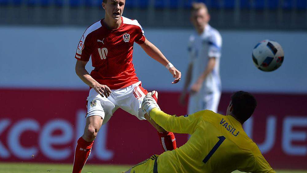 Christoph Baumgartner bezwang Bosniens Keeper zweimal