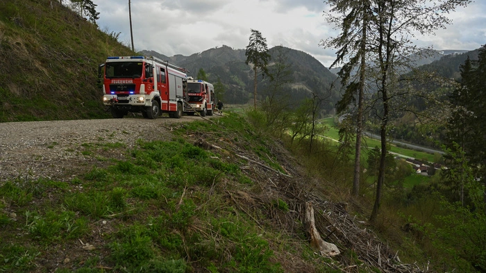 Mehr als vier Stunden kämpften die Feuerwehren St. Michael, Stadlhof-Madstein, Leoben-Göss, Leoben-Stadt und St. Stefan sowie Soldaten des Jägerbataillon 18 gegen einen Waldbrand.