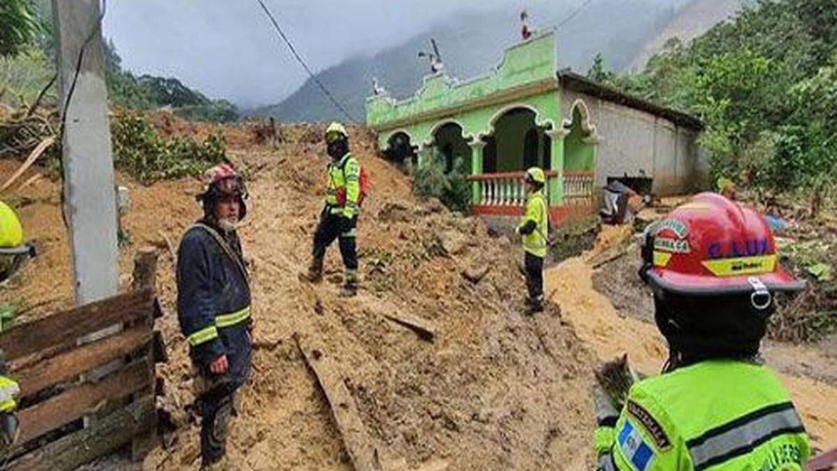 Erdrutsch in Guatemala