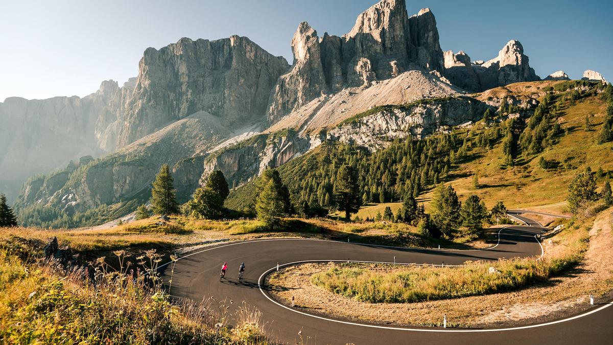 So sieht ein autofreier Tag in den Dolomiten aus