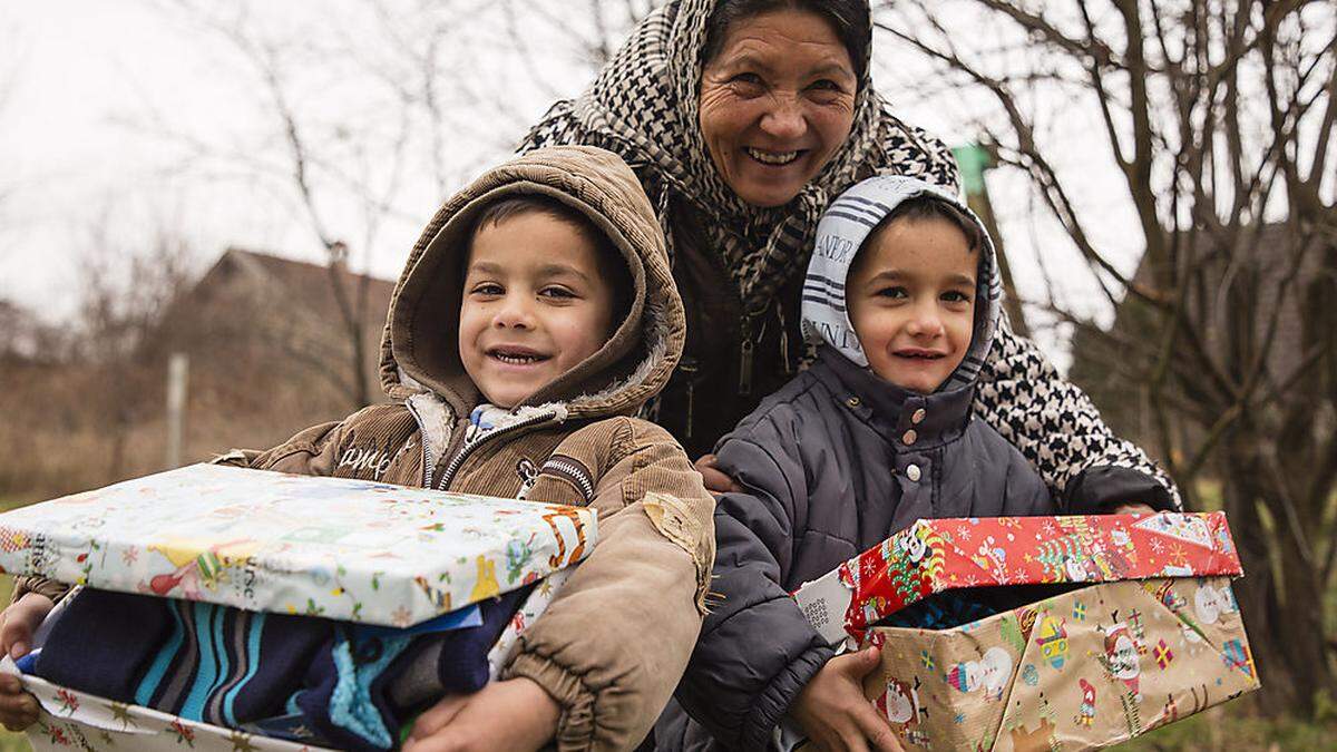 Kinder in Serbien freuten sich ebenso bereits über die Geschenke im Schuhkarton