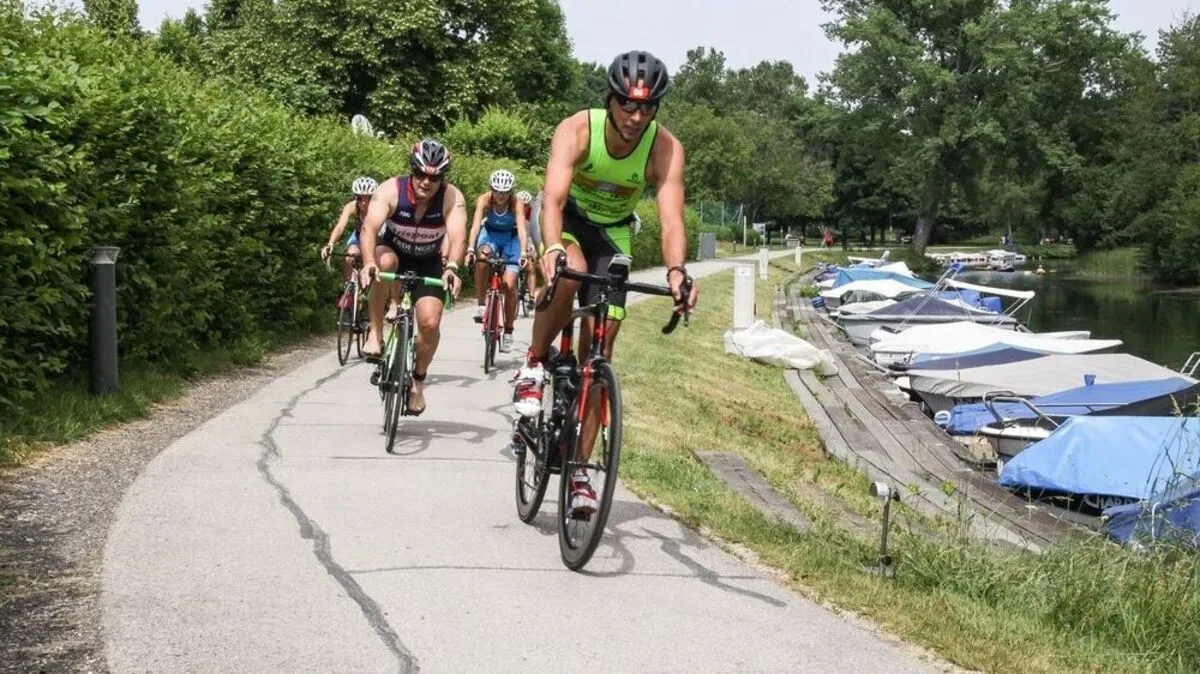 Der Wörthersee-Triathlon ist der einzige in Österreich mit Windschattenfreigabe, „das ist wichtig für den Nachwuchs“, erklärt Florian