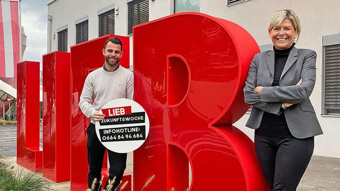 Marketingleiter Thomas Raser und Doris Enzensberger-Gasser, geschäftsführende Gesellschafterin der Lieb Unternehmensgruppe